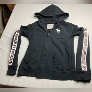 Girls Abercrombie zipper jacket hoodie. Size 11/12. Gently worn.